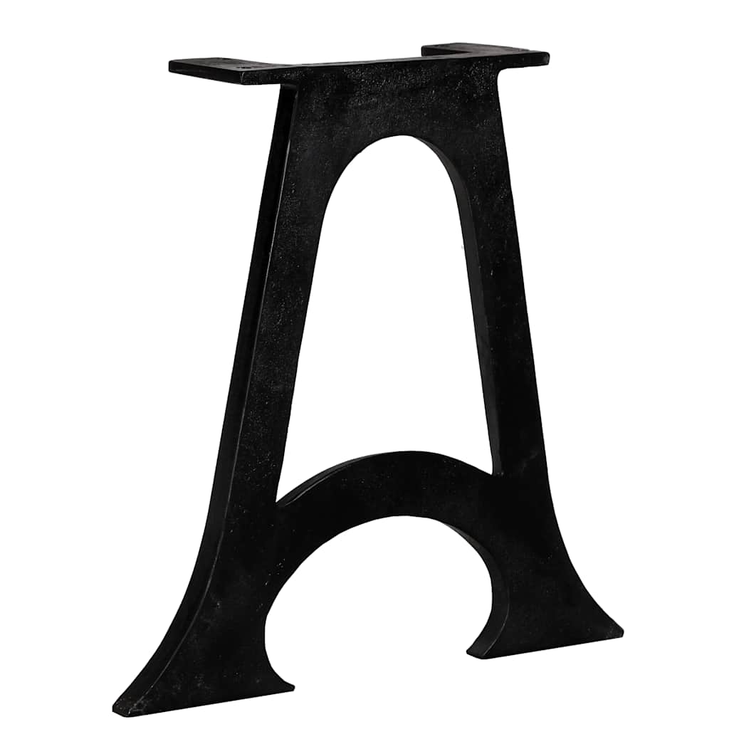 Pied de table base 2 pcs Base voûtée Cadre en A Fonte - XIOS