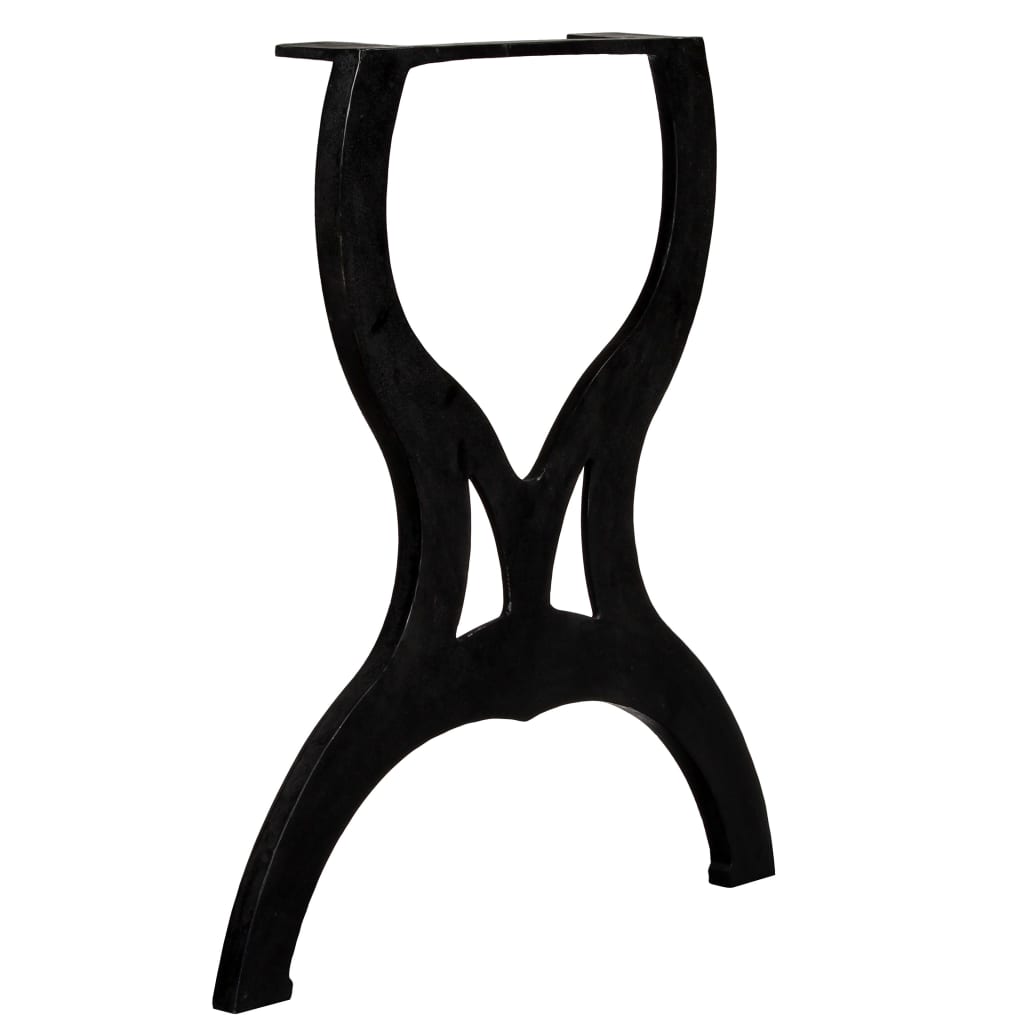 Pied de table de salle à manger 2 pcs Cadre en X Fonte - XIOS