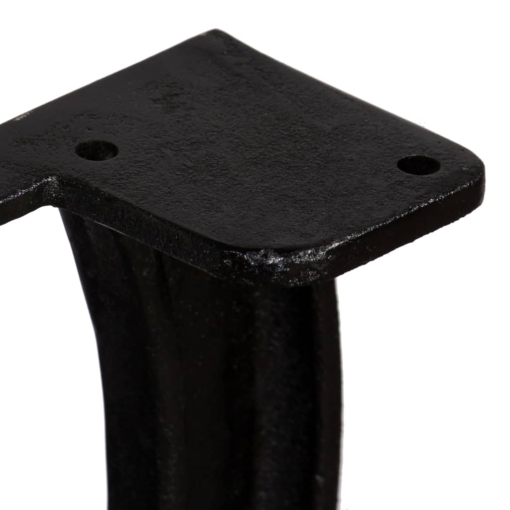 Pied de table de salle à manger 2 pcs Cadre en X Fonte - XIOS