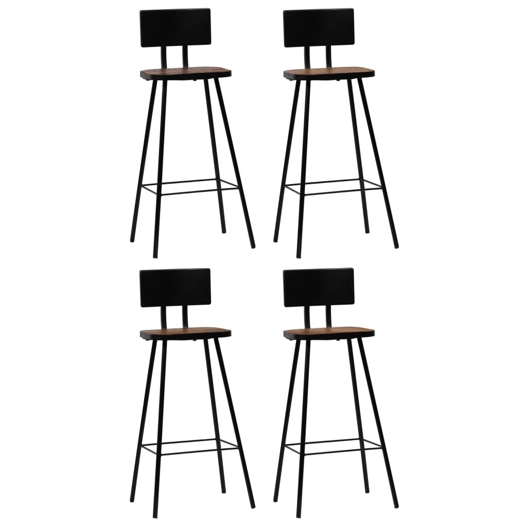 Mobilier de bar 5 pcs Bois de récupération massif - XIOS