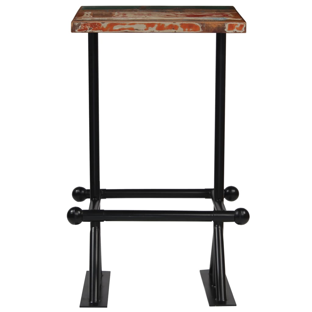 Mobilier de bar 3 pcs Bois de récupération massif Multicolore - XIOS