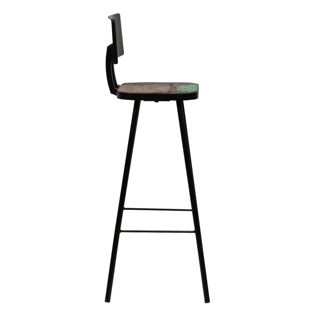 Mobilier de bar 3 pcs Bois de récupération massif Multicolore - XIOS
