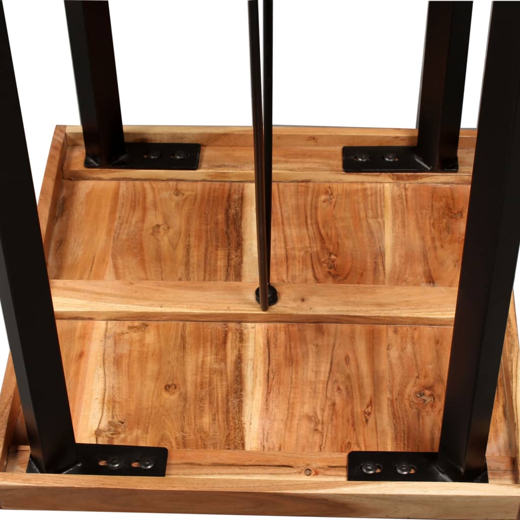 Table de bar Bois massif d'acacia 60x60x107 cm - XIOS