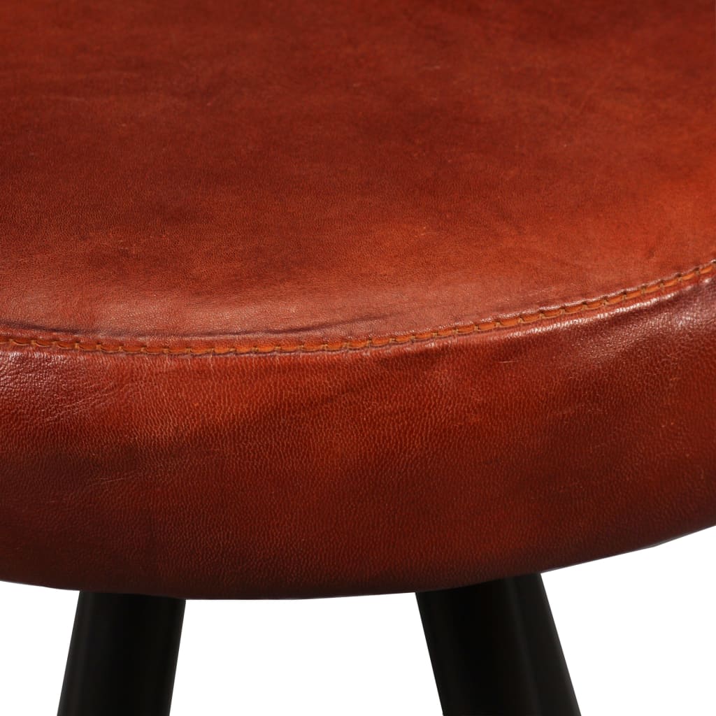 Tabourets de bar lot de 4 cuir véritable - XIOS