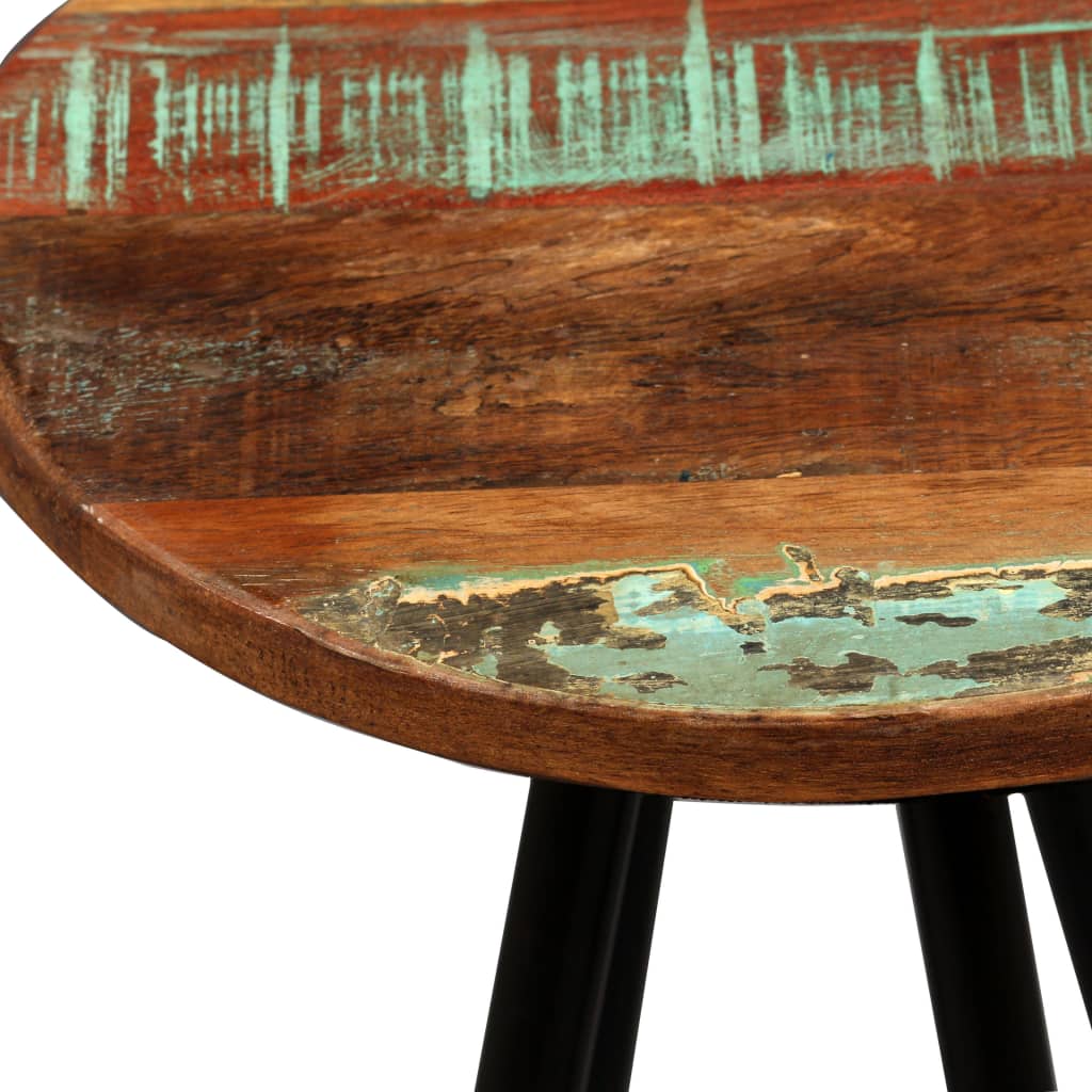 Tabourets de bar lot de 2 bois massif de récupération - XIOS