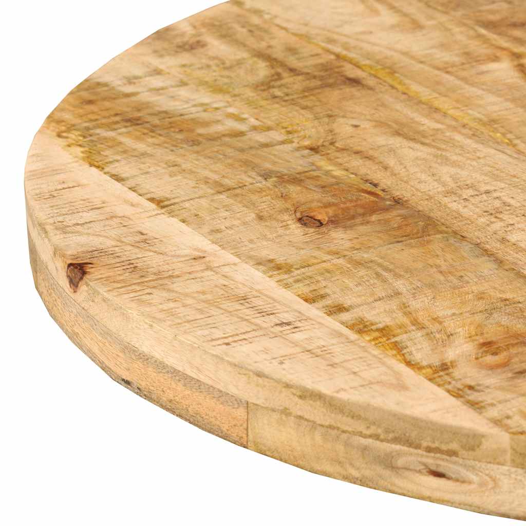 Table à manger Bois de manguier massif et acier 180 cm