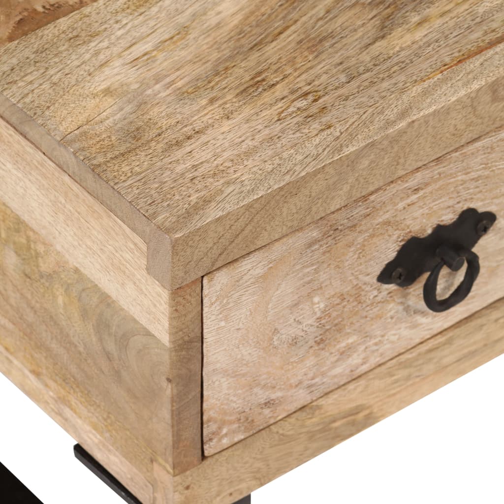 Table basse avec 3 tiroirs Bois de manguier massif 90x50x35 cm - XIOS
