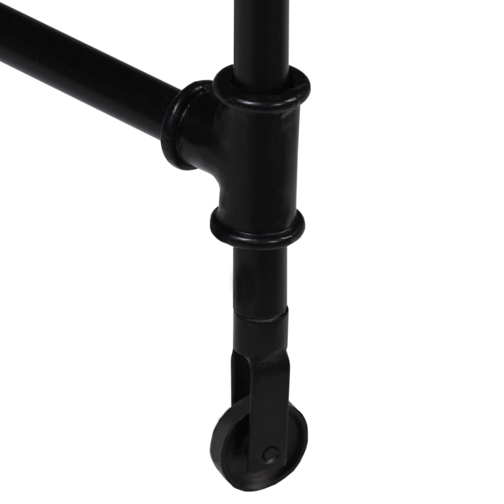 Bureau Bois de manguier massif et acier 110 x 50 x 96 cm