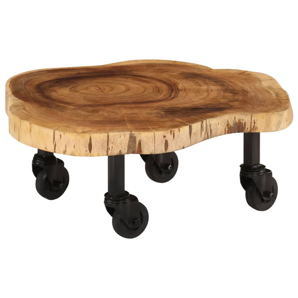 Table basse bois d'acacia massif 60x55x25 cm - XIOS
