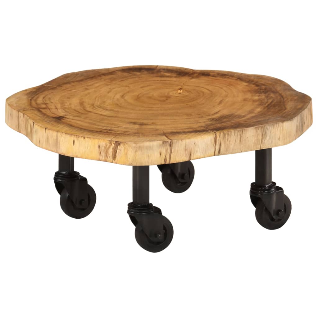 Table basse bois d'acacia massif 60x55x25 cm - XIOS