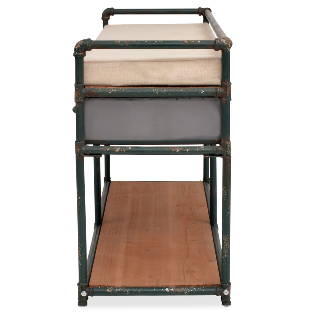 Banc de rangement avec coussin 107,5 x 34,5 x 59 cm - XIOS