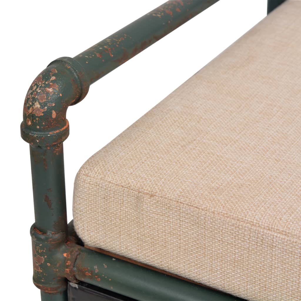 Banc de rangement avec coussin 107,5 x 34,5 x 59 cm - XIOS