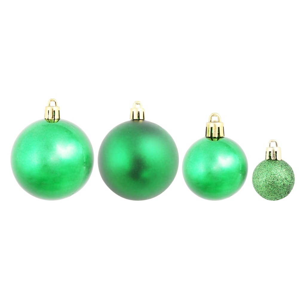Boules de Noël 100 pcs Rouge/Doré/Vert - XIOS