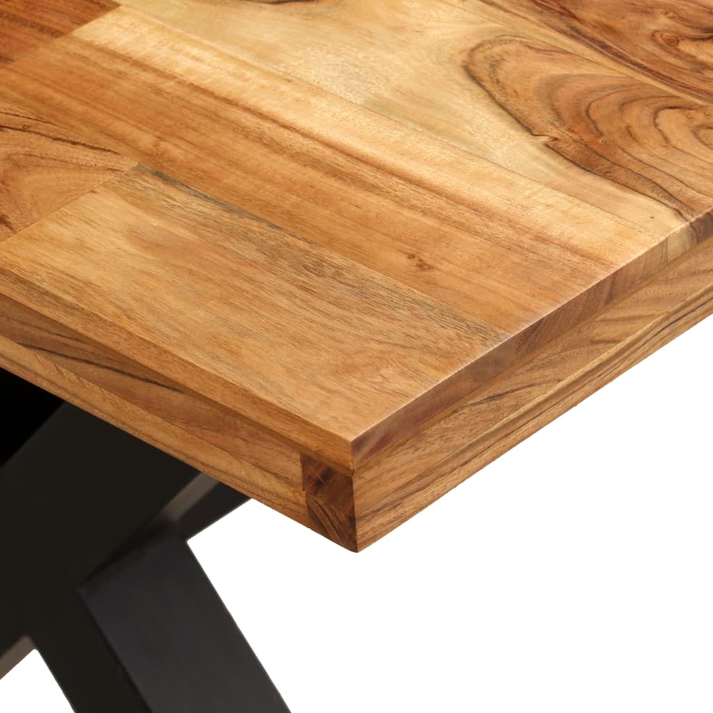 Table à manger Bois d'acacia massif et manguier 180x90x76 cm - XIOS
