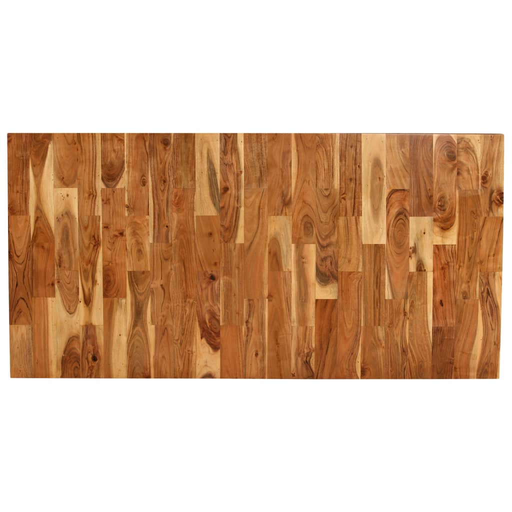 Table à manger Bois d'acacia massif et manguier 180x90x76 cm - XIOS