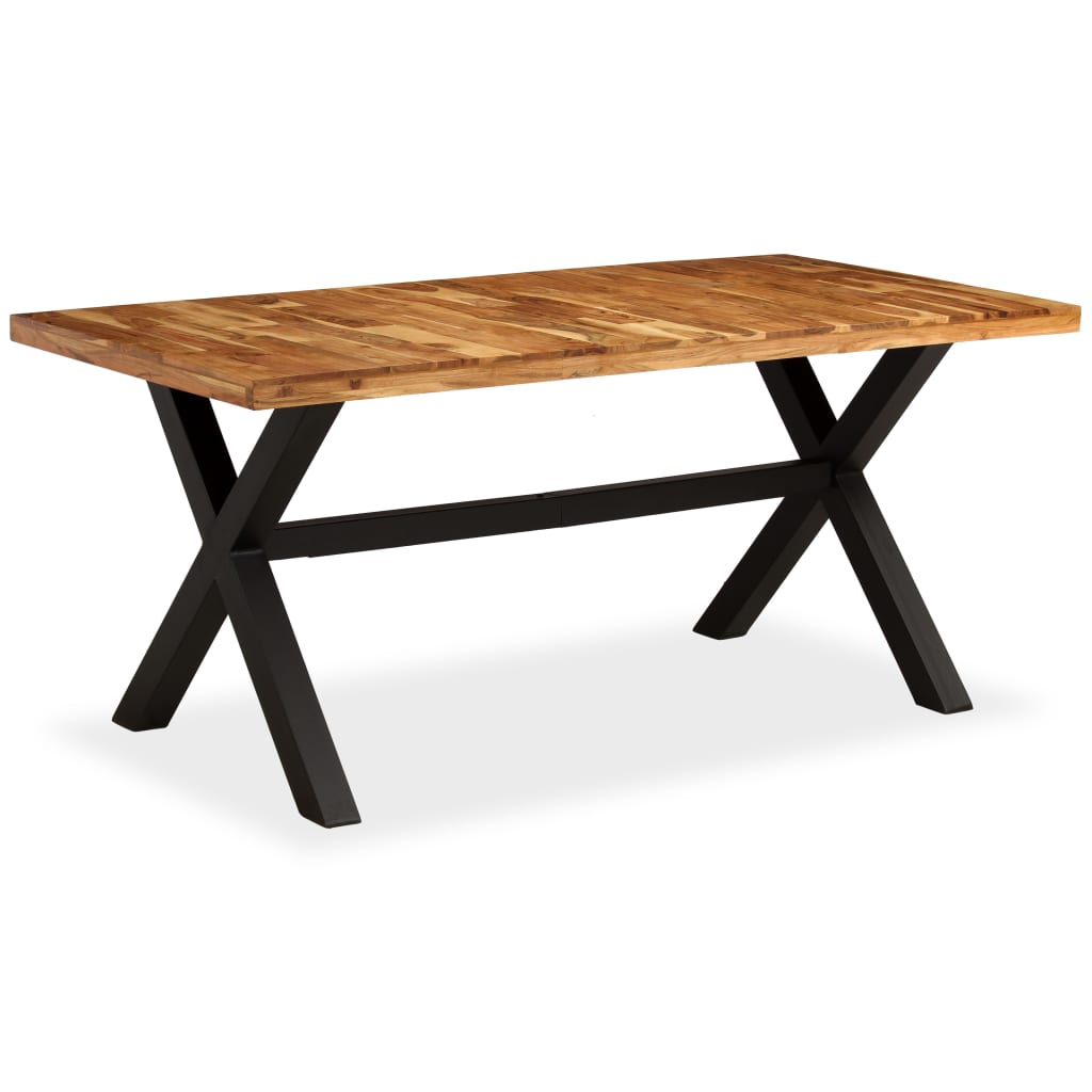 Table à manger Bois d'acacia massif et manguier 180x90x76 cm - XIOS