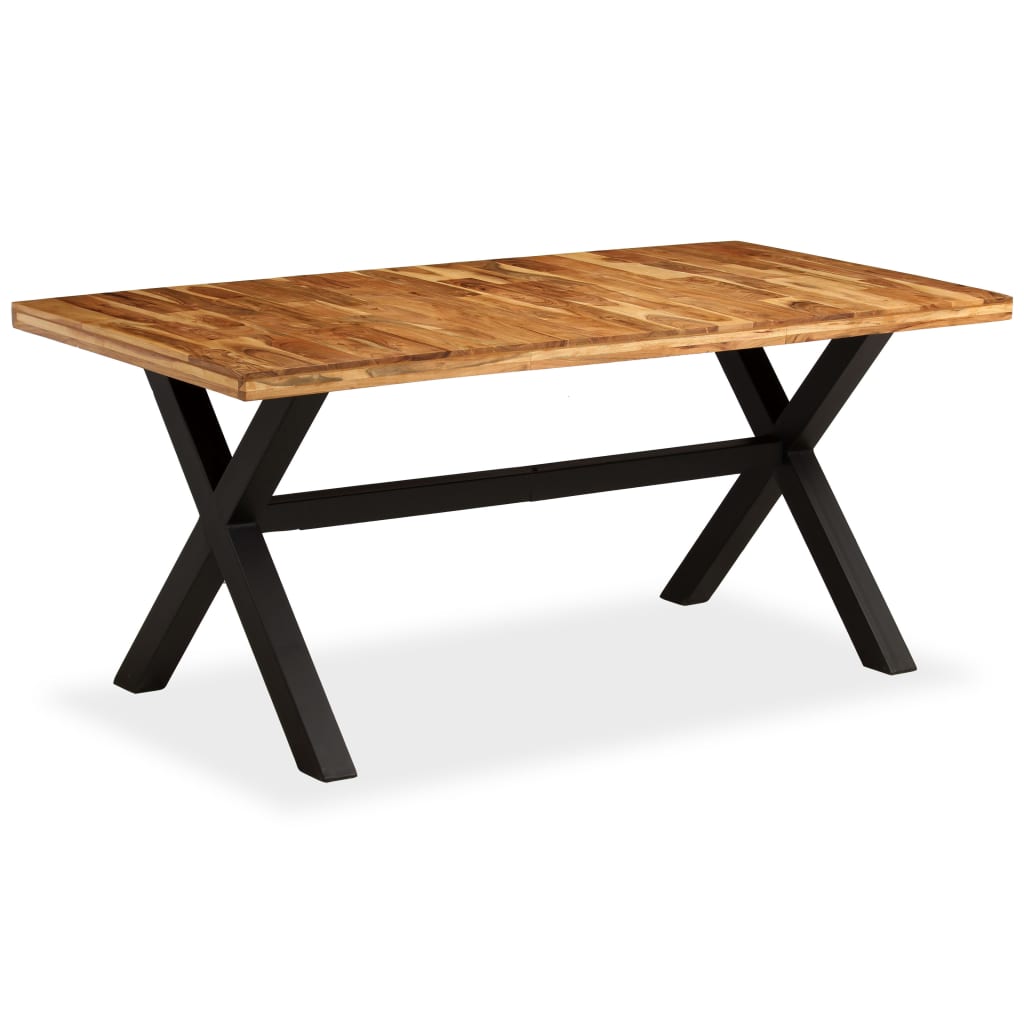Table à manger Bois d'acacia massif et manguier 180x90x76 cm - XIOS
