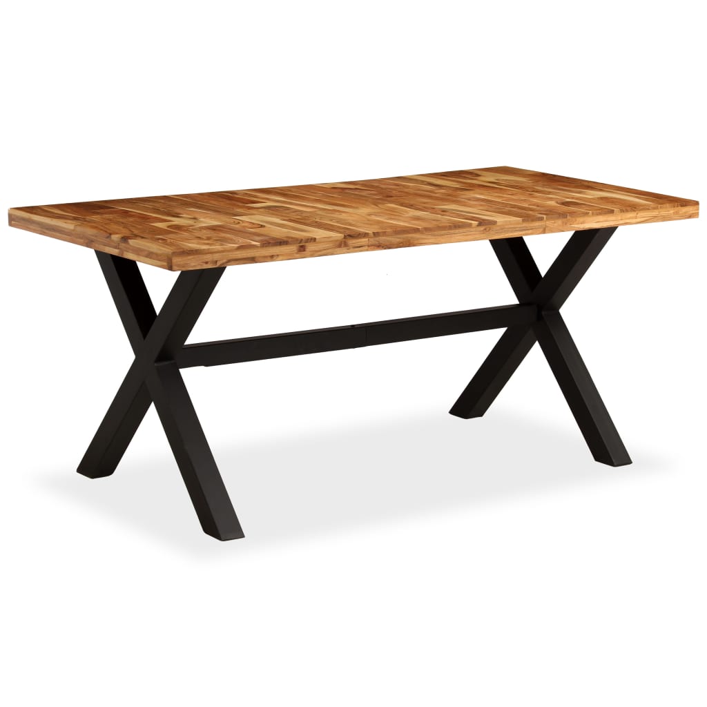 Table à manger Bois d'acacia massif et manguier 180x90x76 cm - XIOS