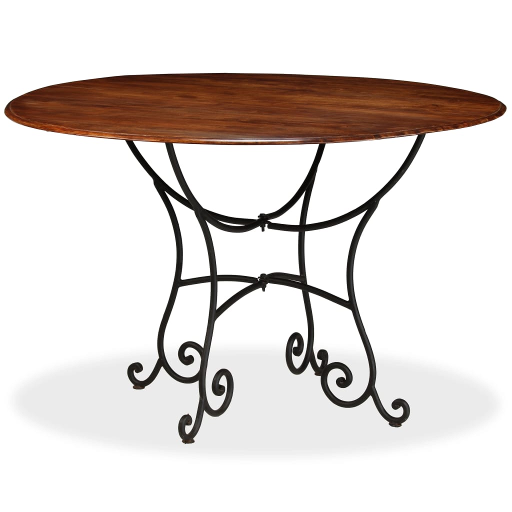 Table de salle à manger Bois acacia avec finition miel 120x76cm - XIOS