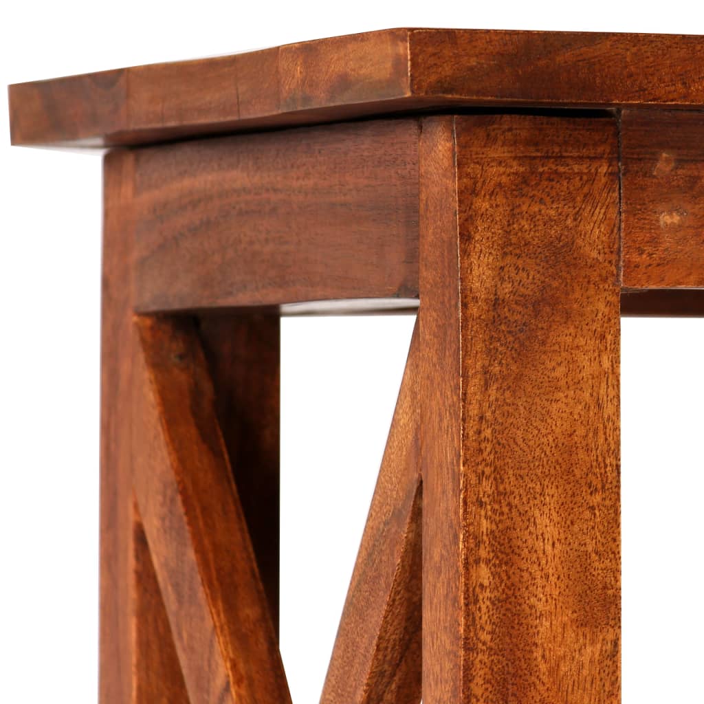 Bibliothèque Bois massif d'acacia et finition miel 60x30x160 cm - XIOS