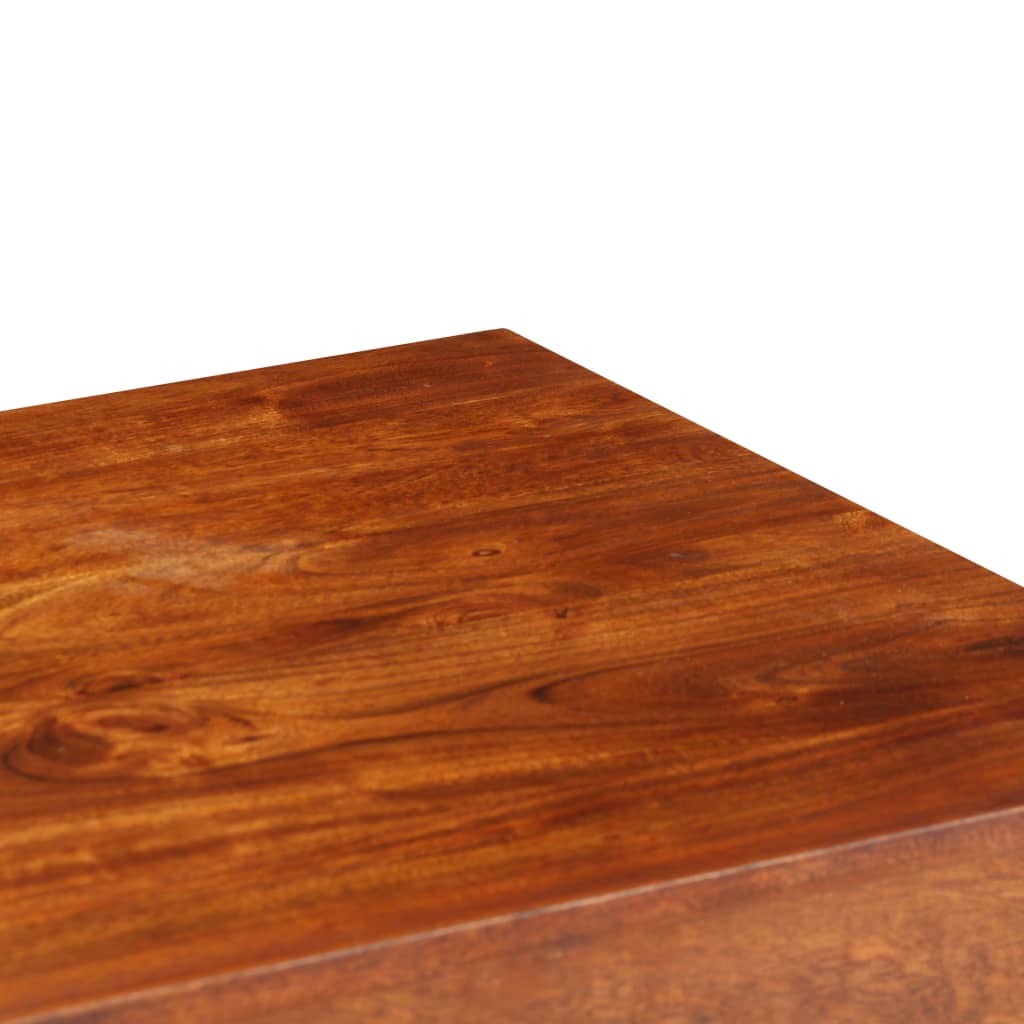 Bureau Bois d'acacia solide avec finition miel 110x50x76 cm Bureaux vidaXL   