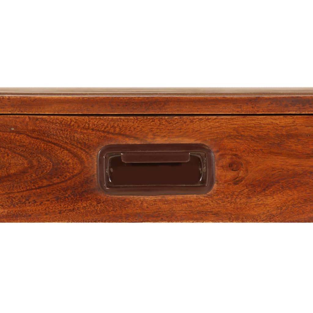 Bureau Bois d'acacia solide avec finition miel 110x50x76 cm Bureaux vidaXL   