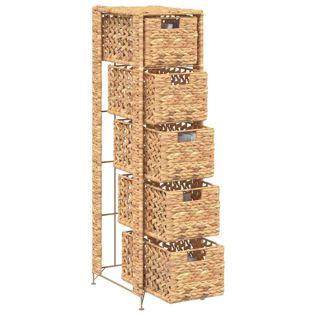 Unité de rangement avec 5 paniers 25,5x37x100 cm Jacinthe d'eau - XIOS