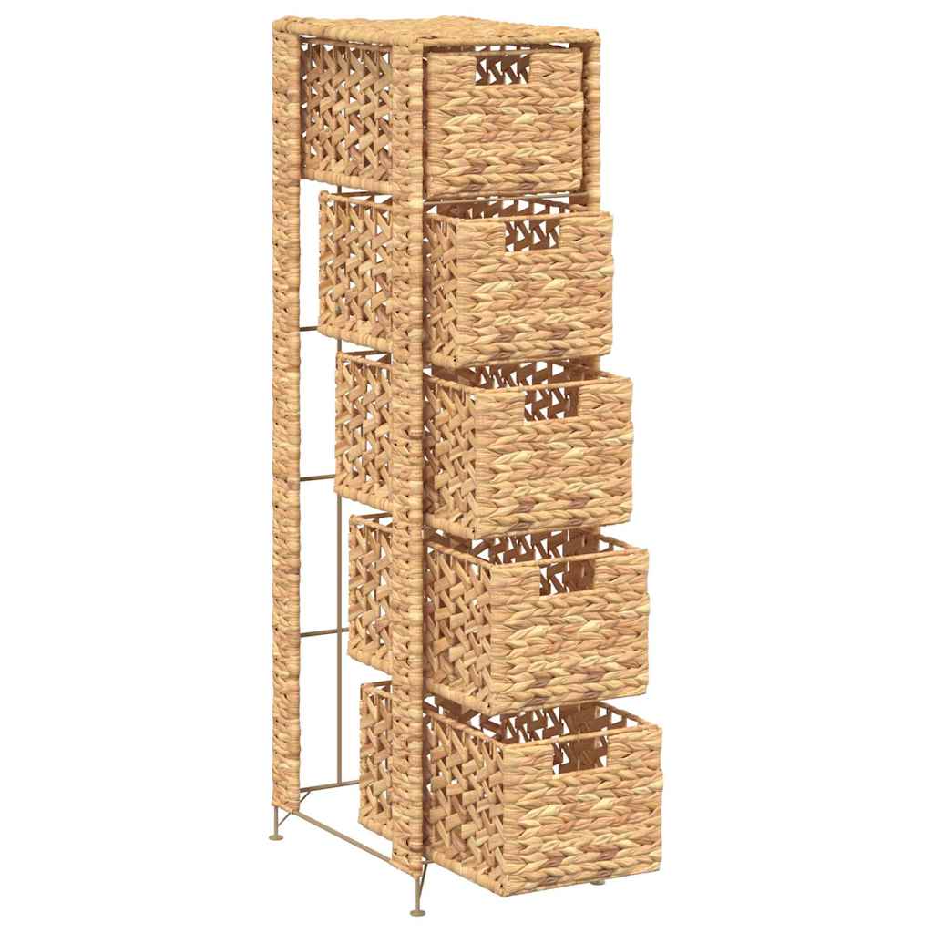Unité de rangement avec 5 paniers 25,5x37x100 cm Jacinthe d'eau - XIOS