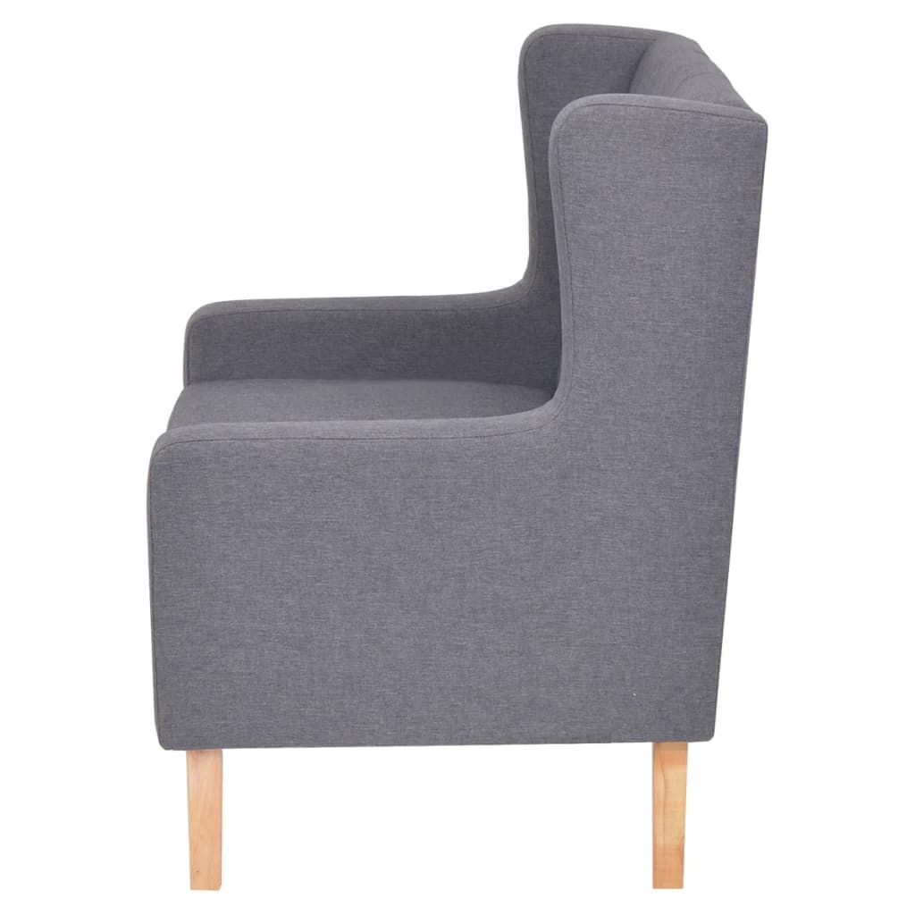 Ensemble de canapés 2 pcs tissu gris - XIOS