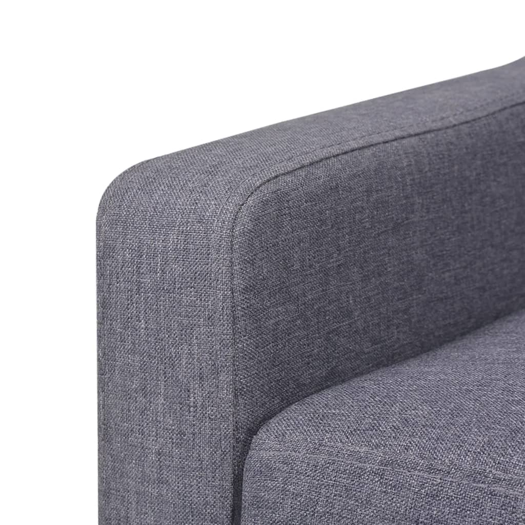 Ensemble de canapés 2 pcs tissu gris - XIOS