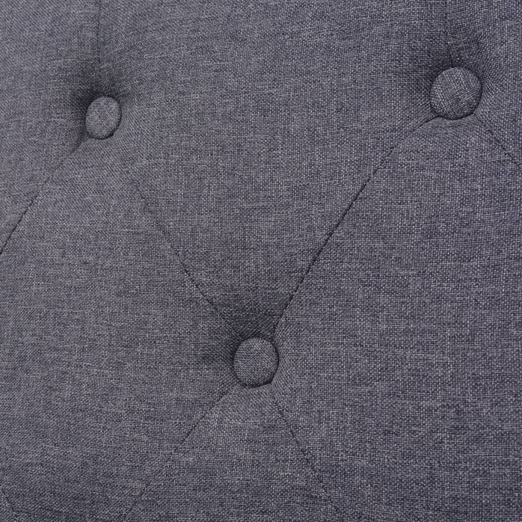 Ensemble de canapés 2 pcs tissu gris - XIOS