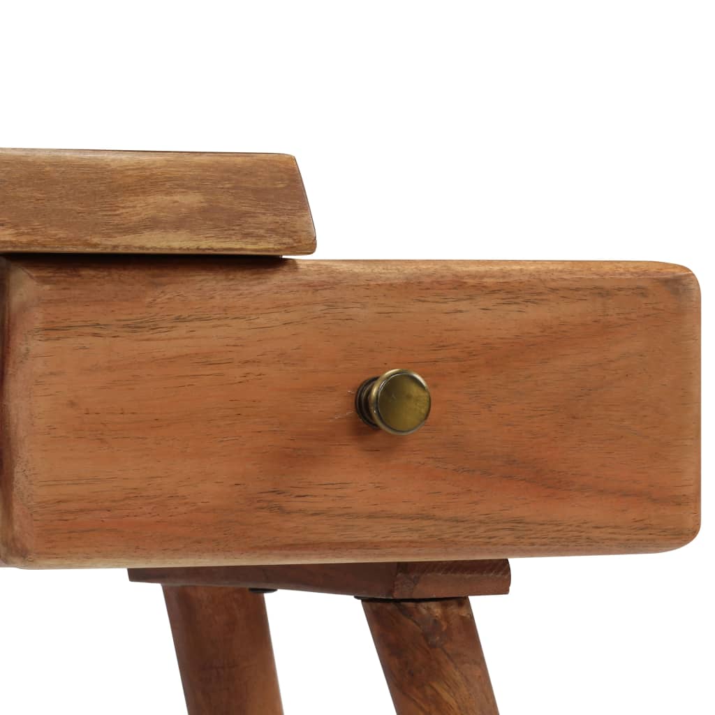 Table de chevet Bois d'acacia massif 45 x 32 x 55 cm - XIOS