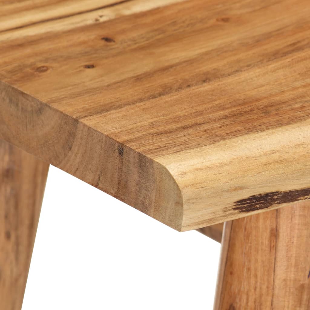 Table de chevet Bois d'acacia massif 45 x 32 x 55 cm - XIOS