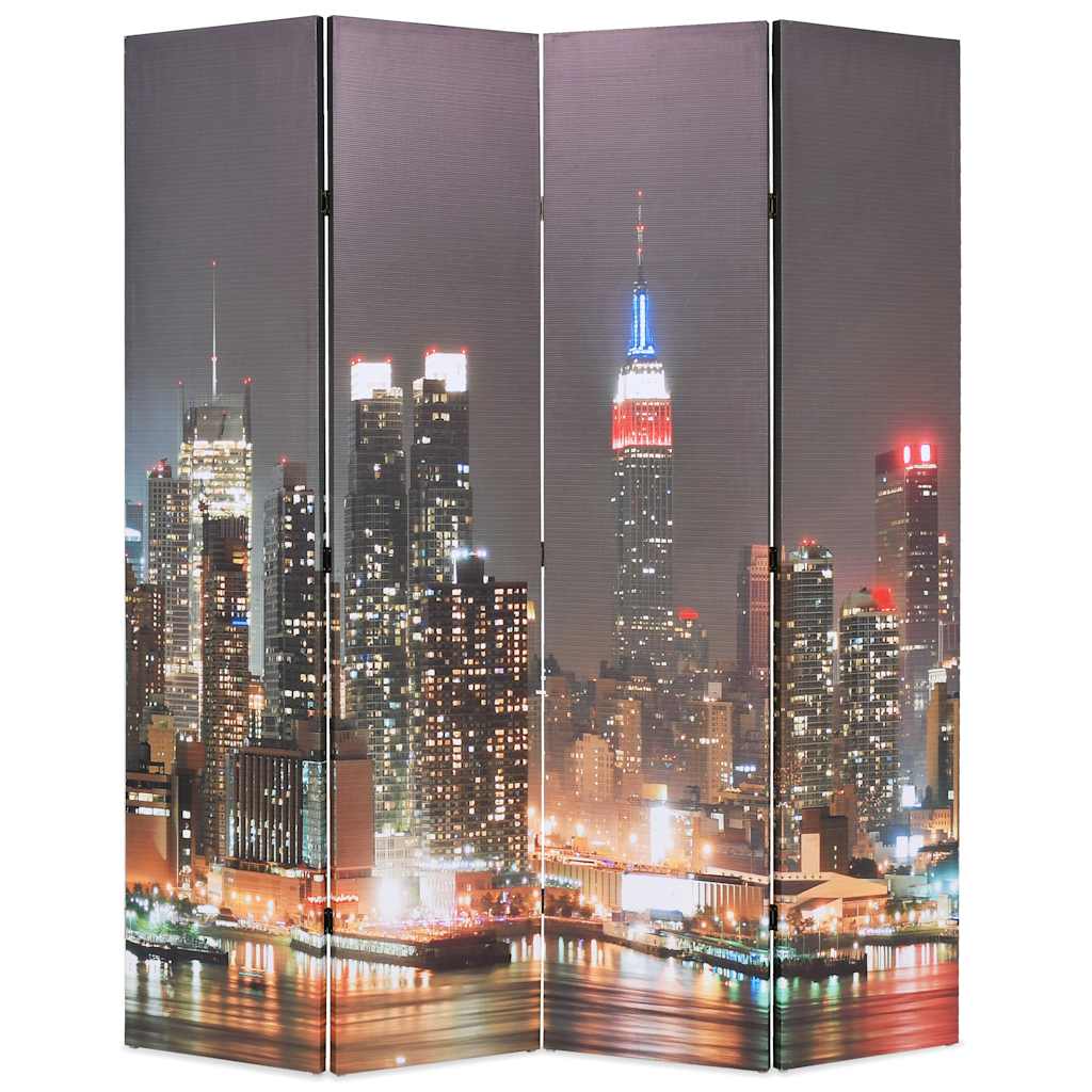 Cloison de séparation pliable 160x170 cm New York la nuit - XIOS