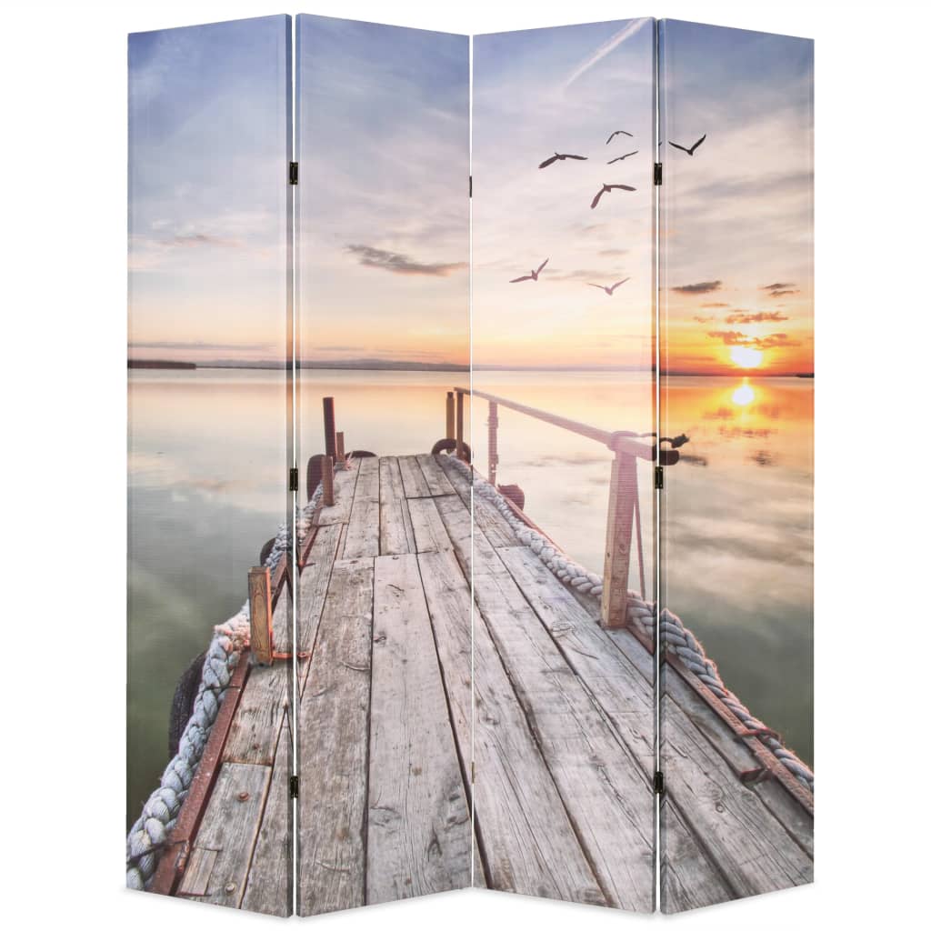 Cloison de séparation pliable 160 x 170 cm Lac XIOS