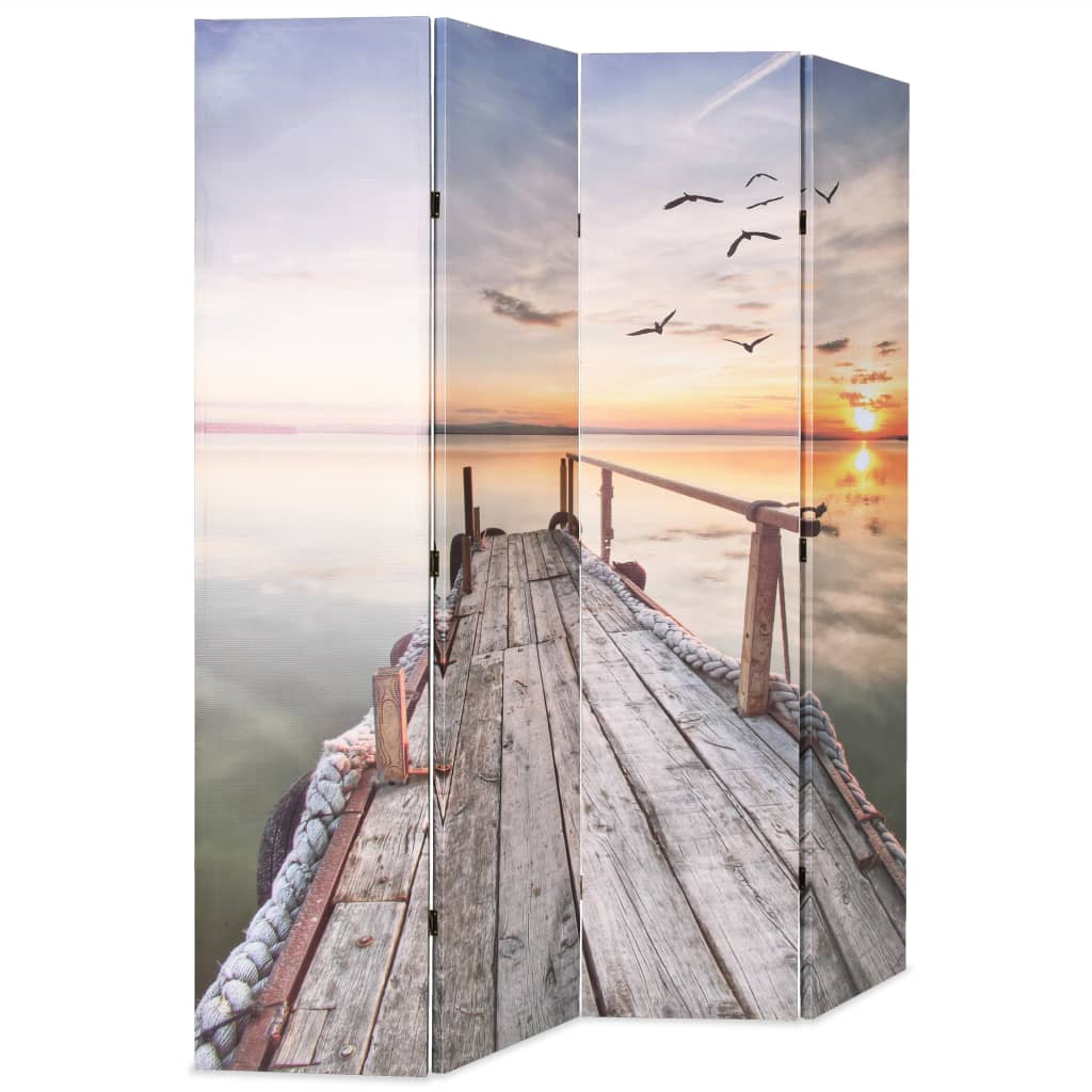 Cloison de séparation pliable 160 x 170 cm Lac XIOS