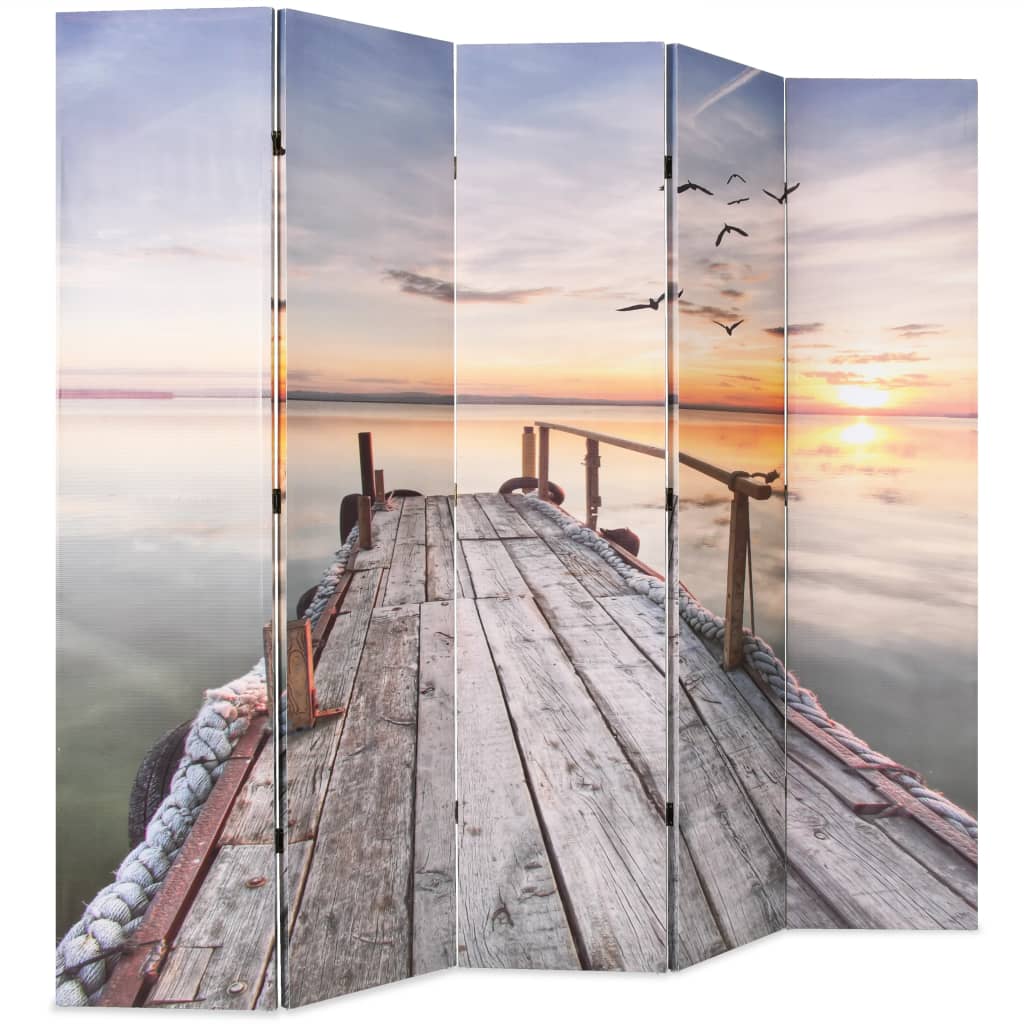 Cloison de séparation pliable 200 x 170 cm Lac XIOS