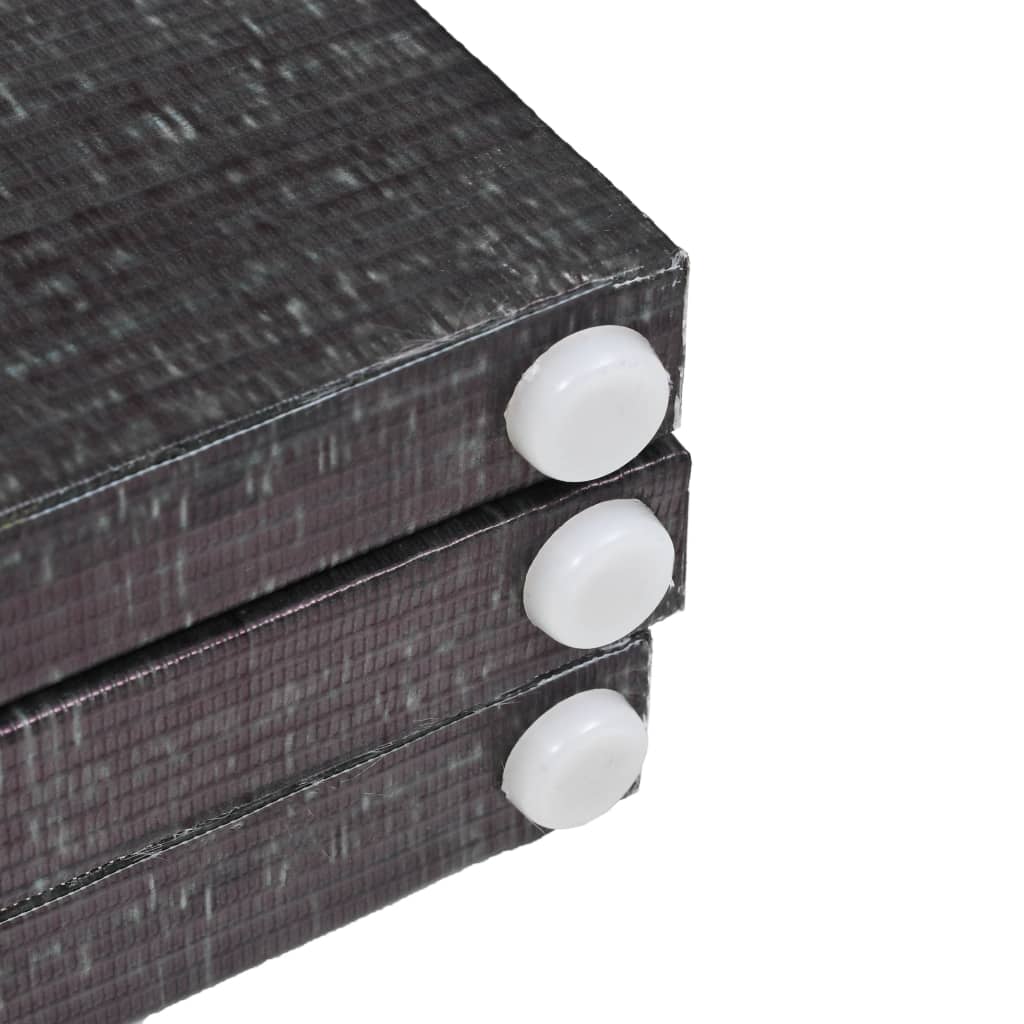 Cloison de séparation pliable 200 x 170 cm Plumes Noir et blanc - XIOS