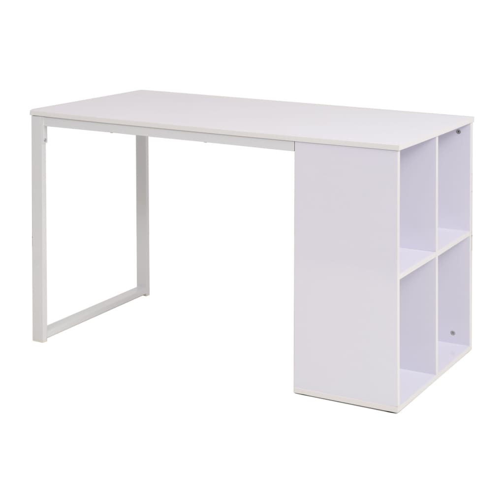 Table d'écriture 120 x 60 x 75 cm Blanc Bureaux vidaXL   