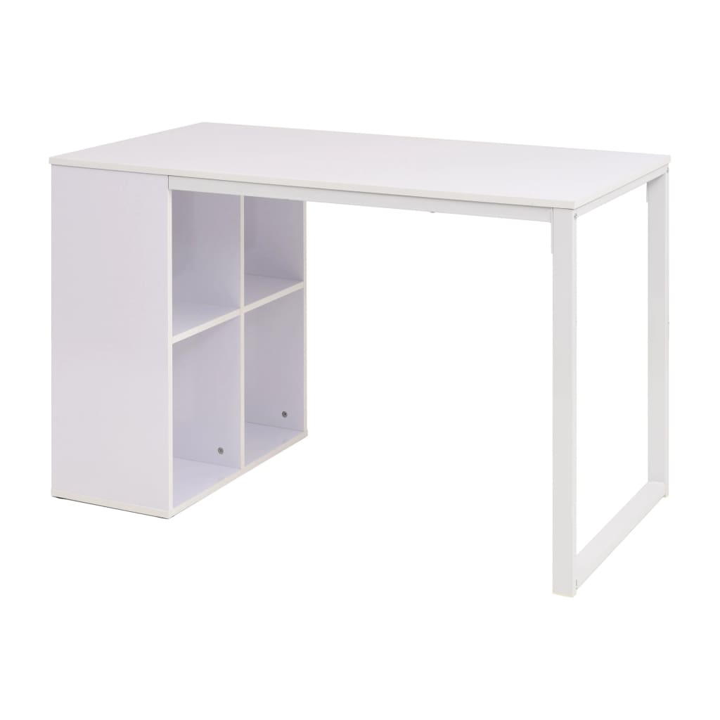 Table d'écriture 120 x 60 x 75 cm Blanc Bureaux vidaXL   