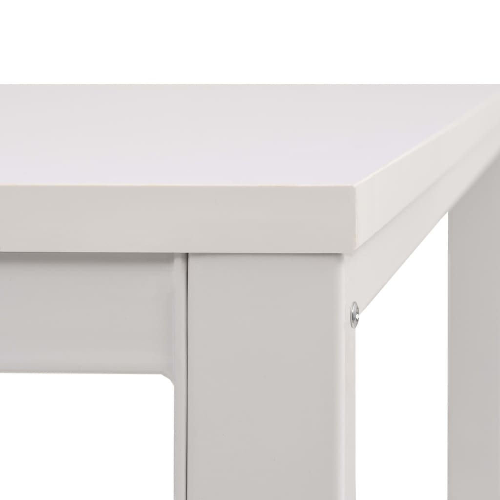 Table d'écriture 120 x 60 x 75 cm Blanc Bureaux vidaXL   