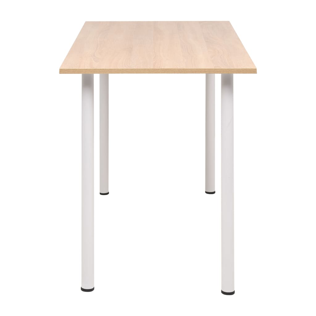 Table à manger 120x60x73 cm Chêne et blanc - XIOS