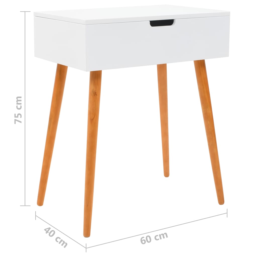 Coiffeuse avec miroir MDF 60 x 40 x 75 cm - XIOS