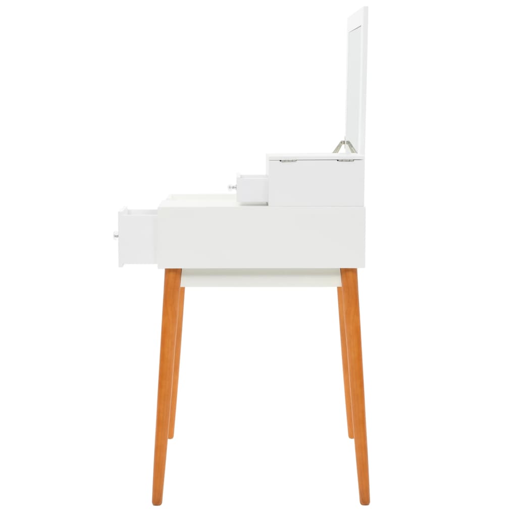 Coiffeuse avec miroir MDF 60 x 50 x 86 cm - XIOS