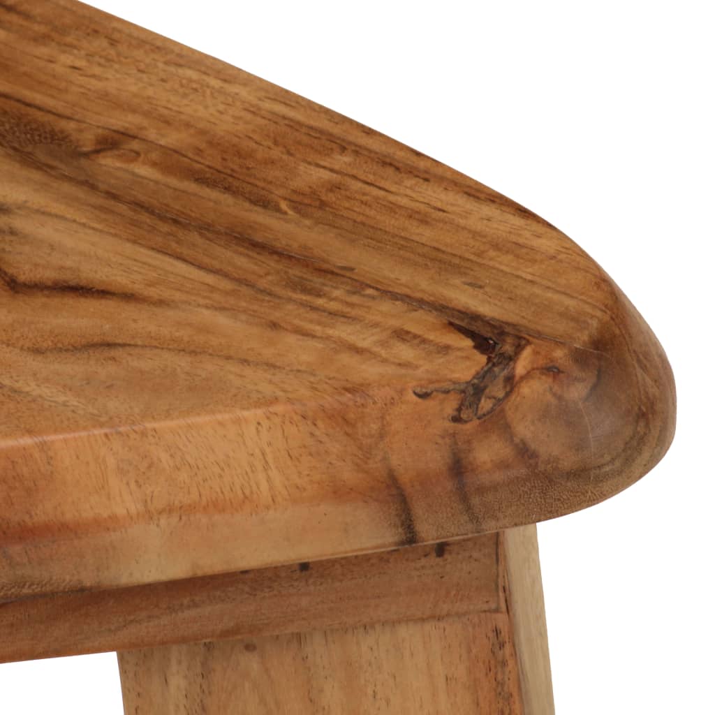 Tabourets de bar lot de 2 bois d'acacia massif Tabourets de bar vidaXL   
