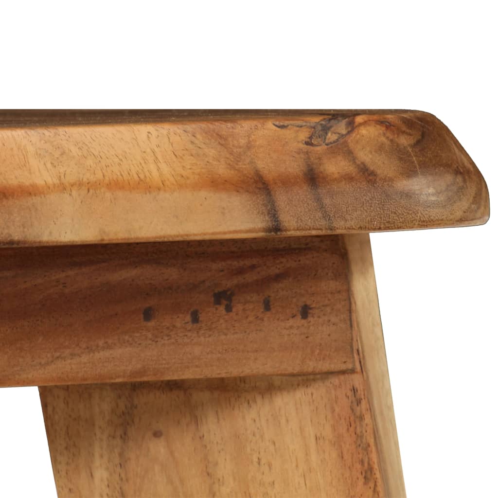 Tabourets de bar lot de 2 bois d'acacia massif Tabourets de bar vidaXL   