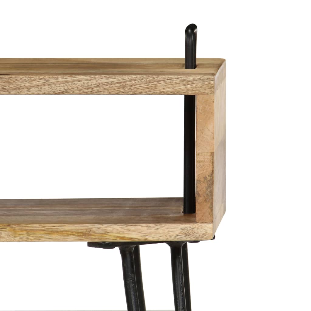 Table de chevet Bois de manguier massif 40 x 34 x 47 cm - XIOS