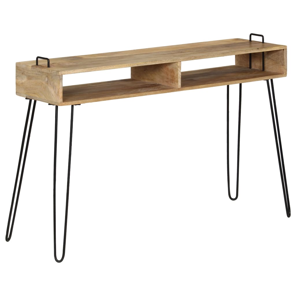 Table console Bois de manguier massif 115 x 35 x 76 cm - XIOS