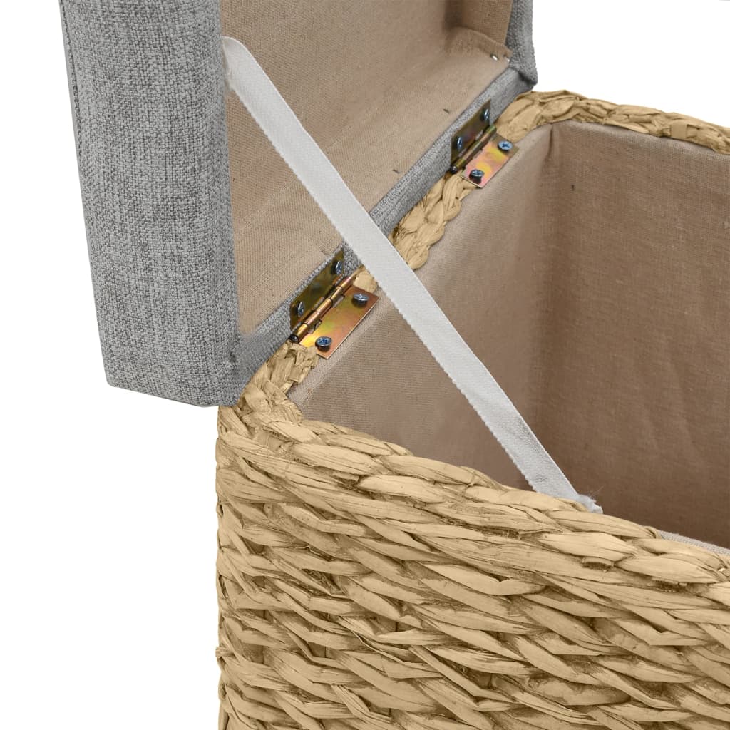 Repose-pied lot de 2 Jacinthe d'eau Gris - XIOS