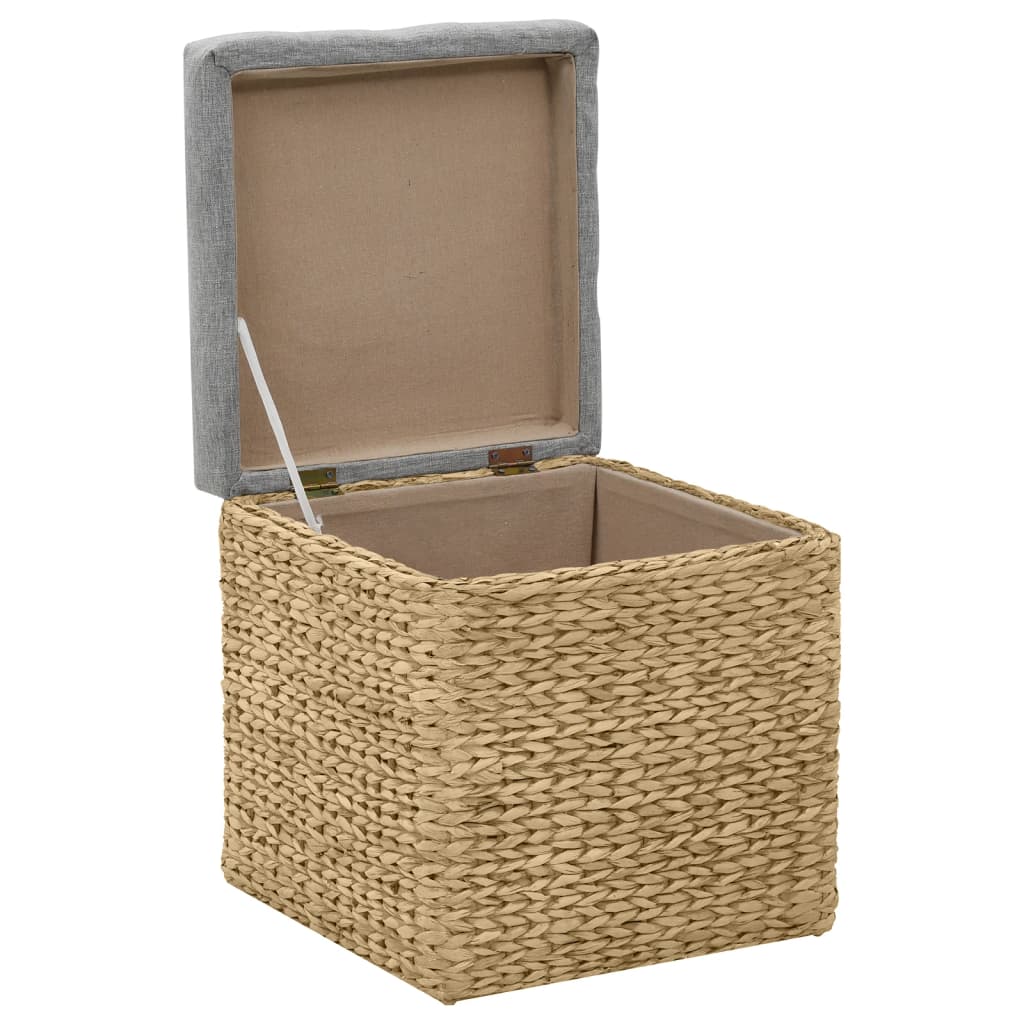 Repose-pied lot de 2 Jacinthe d'eau Gris - XIOS